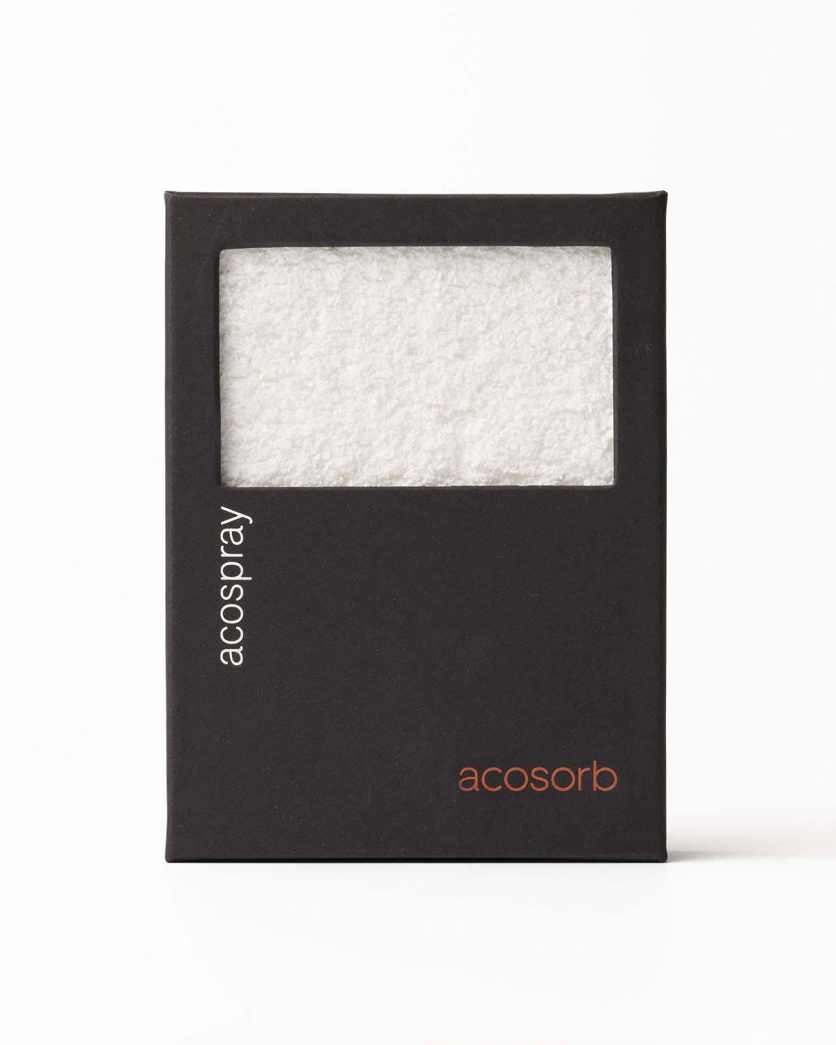 Front view of Acosorb Acospray DC1 sample box