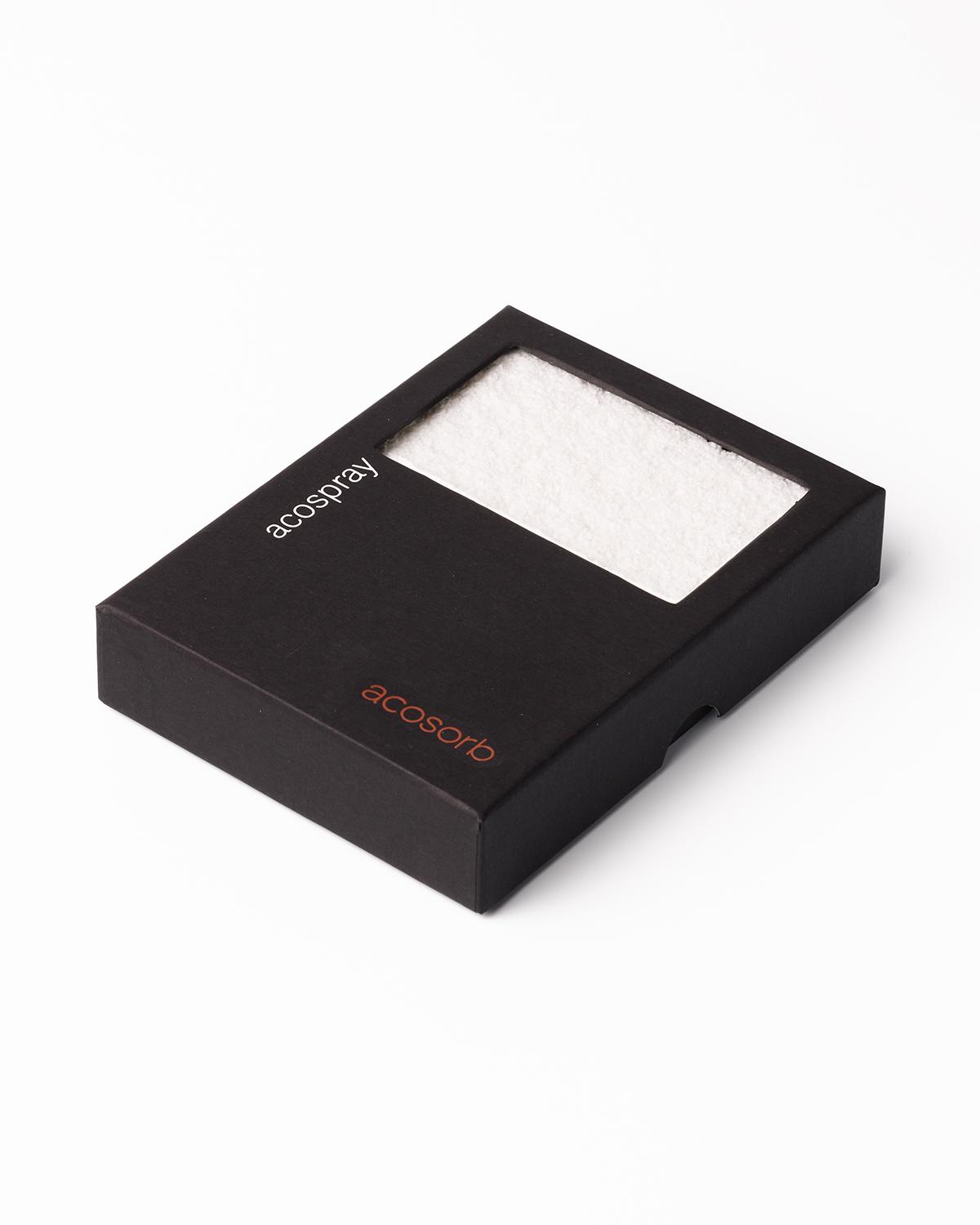 Angle view of Acosorb Acospray DC1 sample box